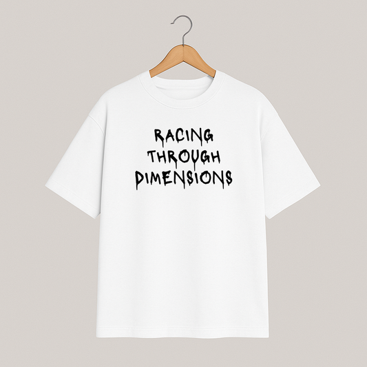 T-shirt oversize COSMIC OUTLAWS "Racing through dimensions"