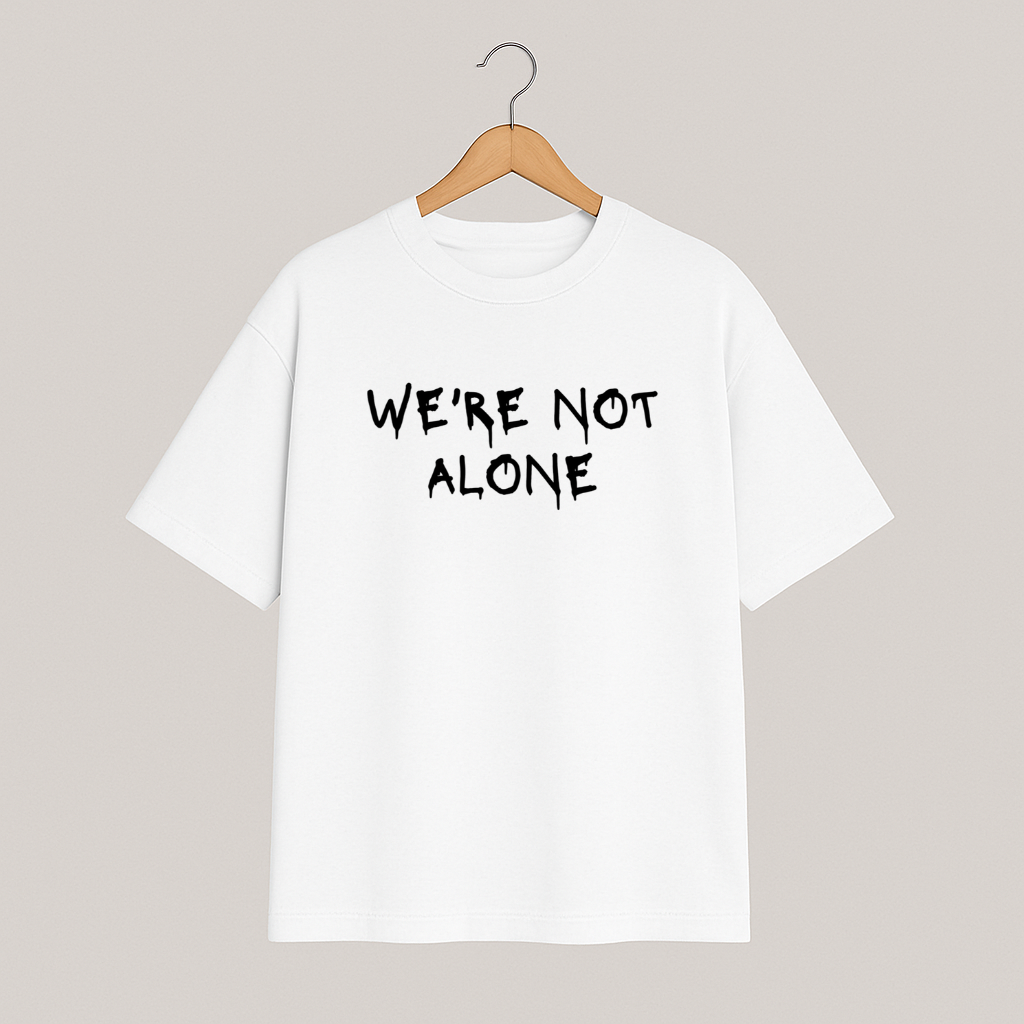 T-shirt oversize COSMIC OUTLAWS "We're not alone"