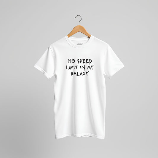 T-shirt COSMIC OUTLAWS "No speed limit in my galaxy"