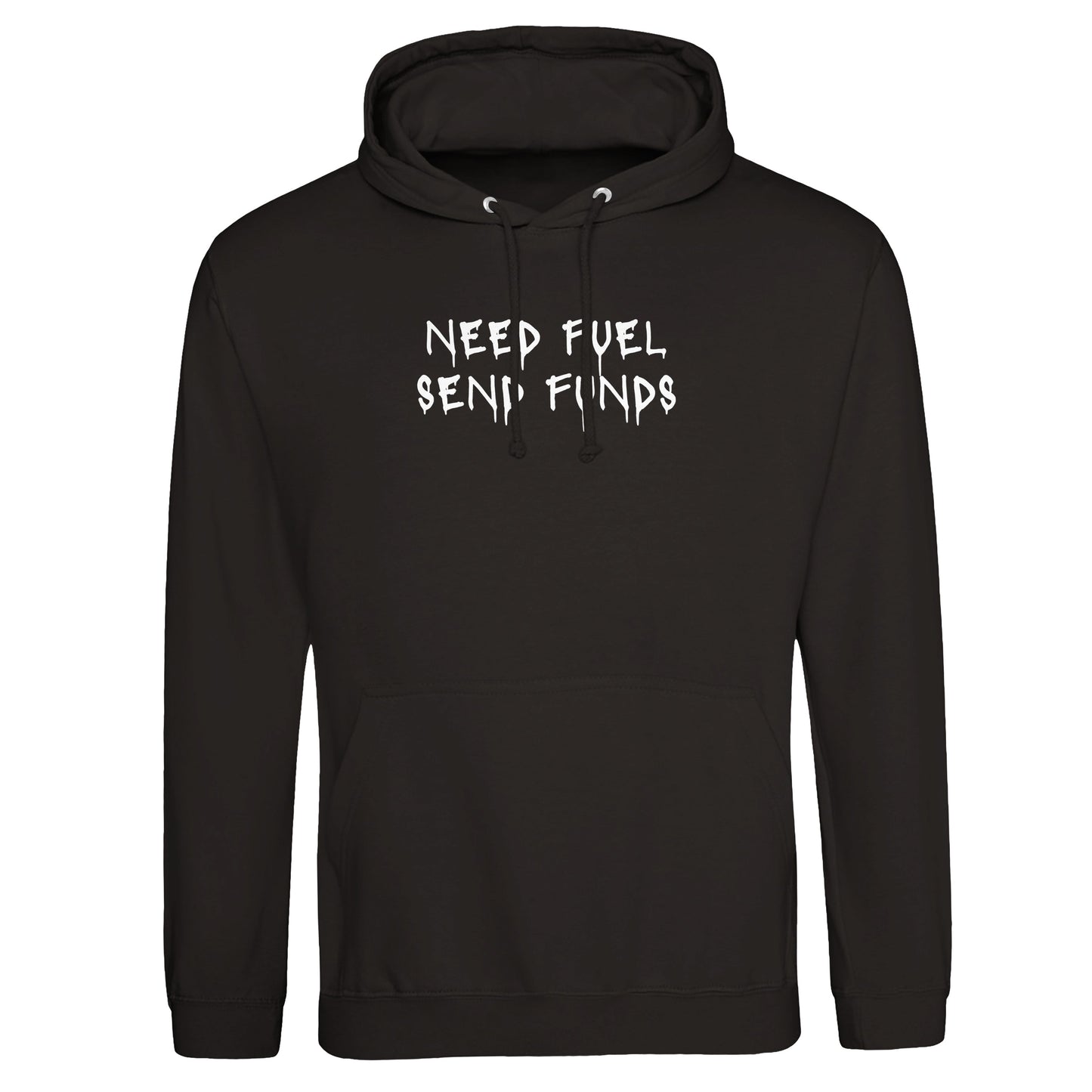 Hoodie COSMIC OUTLAWS "Need fuel send funds"