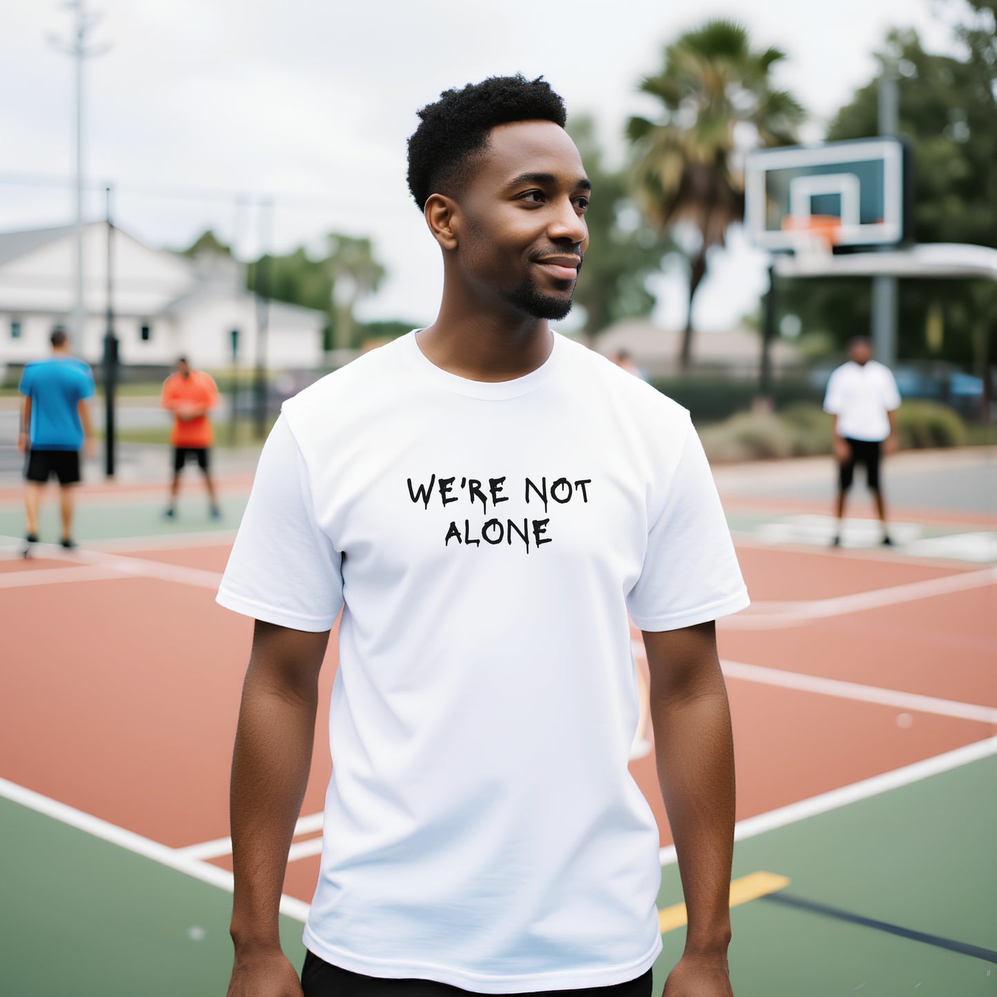T-shirt COSMIC OUTLAWS "We're not alone"