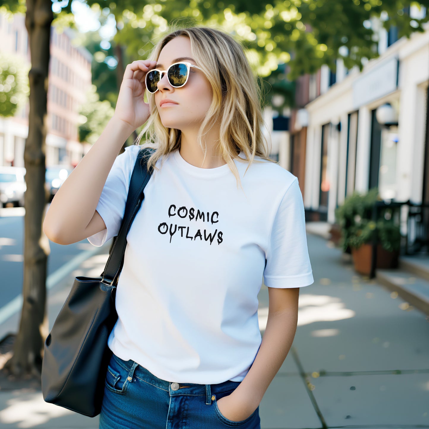T-shirt COSMIC OUTLAWS "Cosmic outlaws"