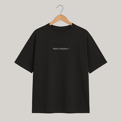 T-shirt oversize BEYOND HORIZON "Built in Shadows."