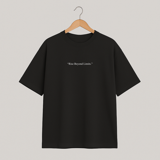 T-shirt oversize BEYOND HORIZON "Rise Beyond Limits."