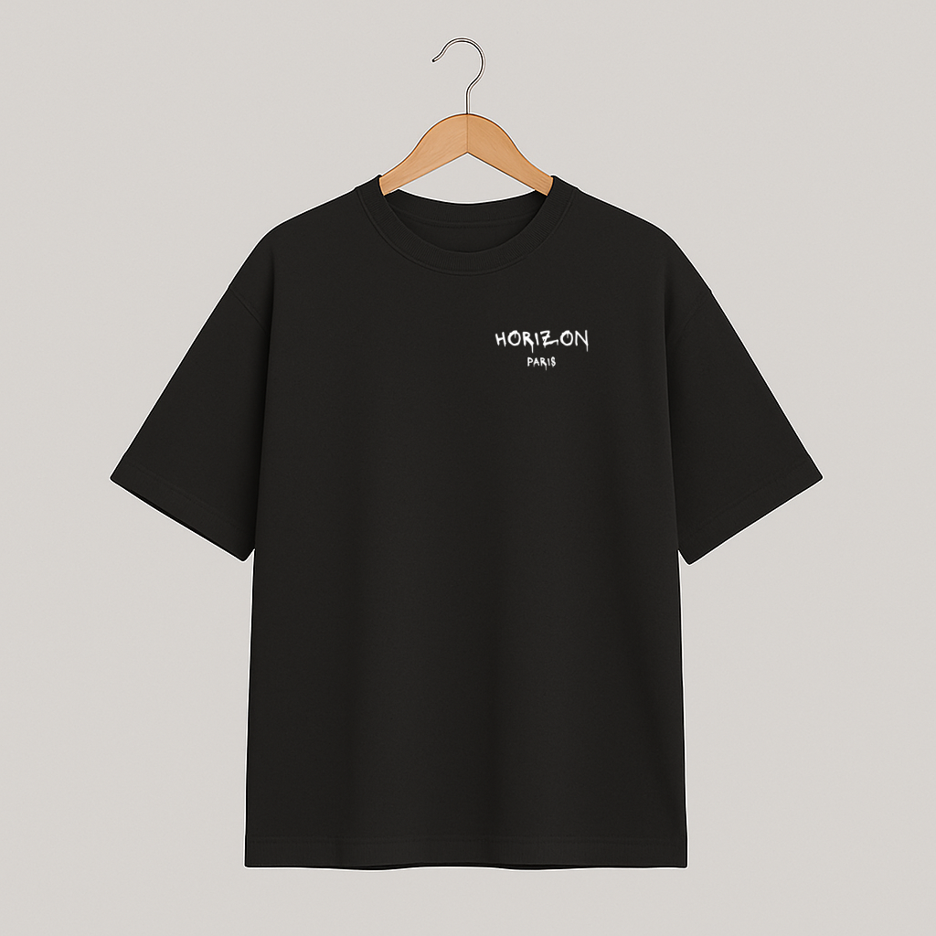 T-shirt oversize COSMIC OUTLAWS "Horizon paris" mini