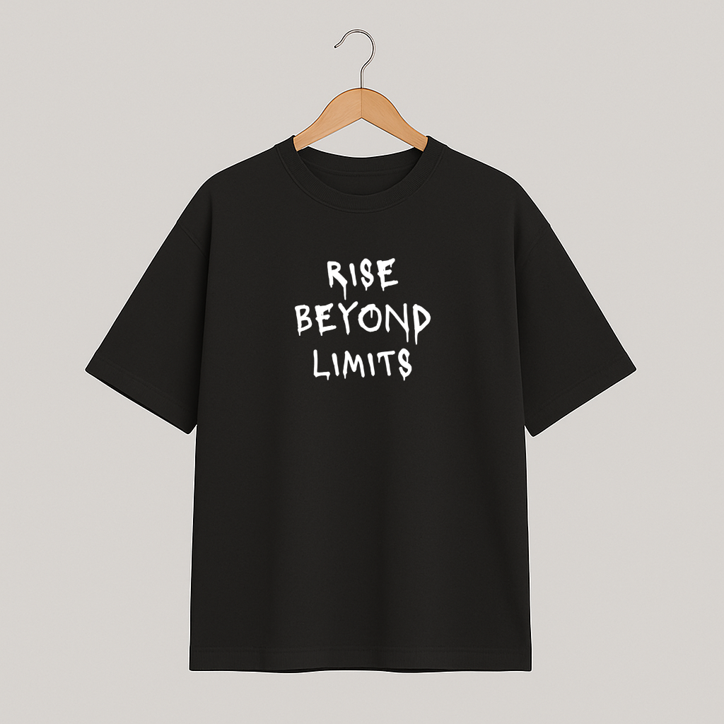 T-shirt oversize COSMIC OUTLAWS "Rise beyond limits"