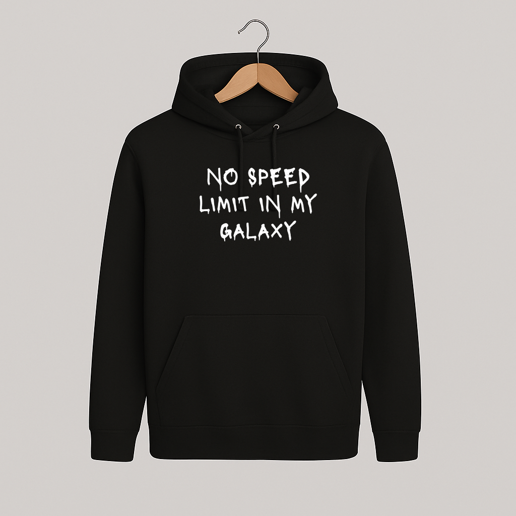 Hoodie COSMIC OUTLAWS "No speed limit in my galaxy"