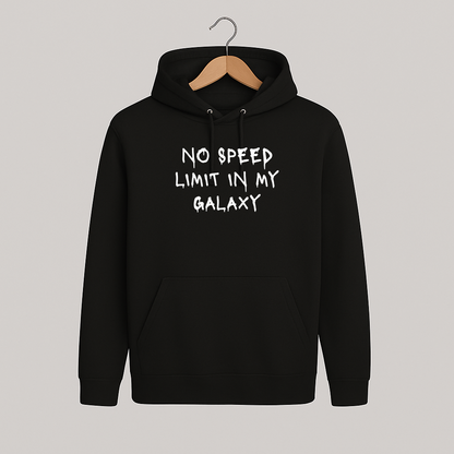 Hoodie COSMIC OUTLAWS "No speed limit in my galaxy"