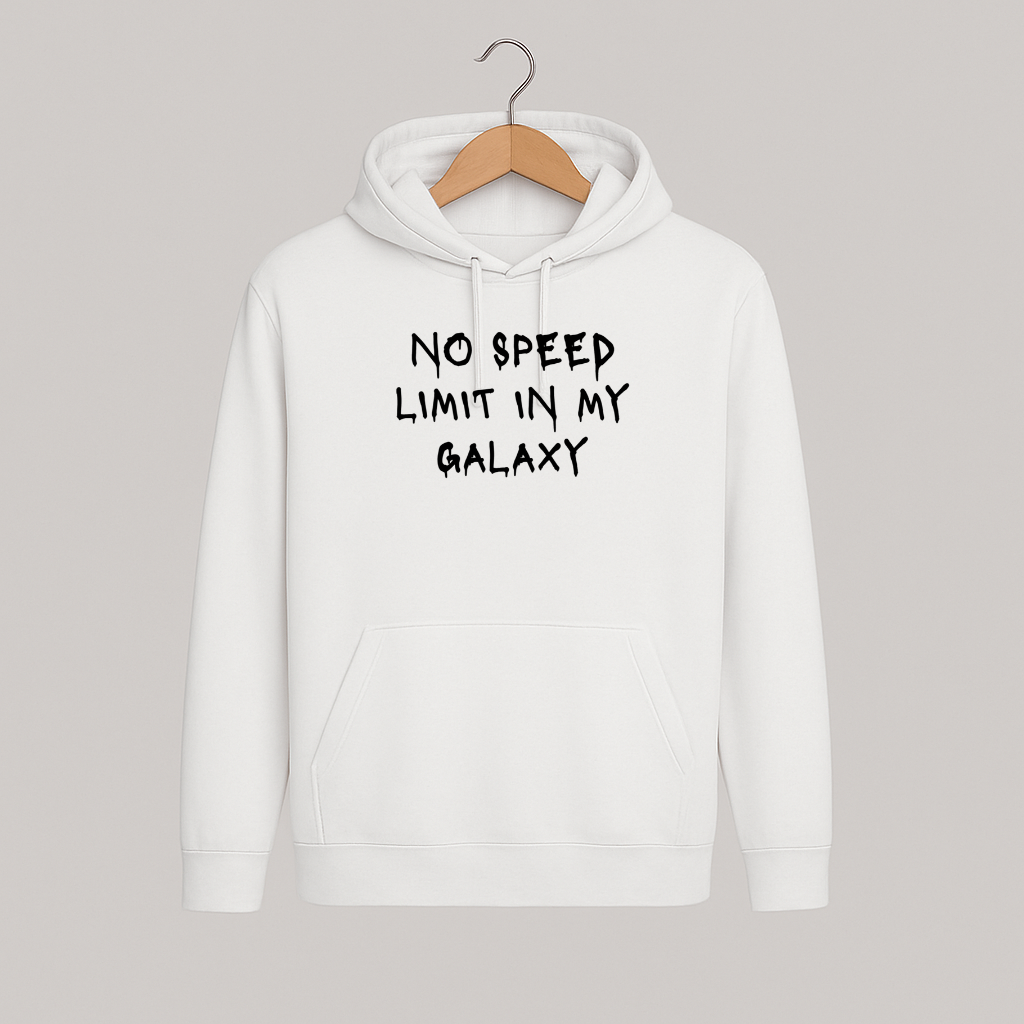Hoodie COSMIC OUTLAWS "No speed limit in my galaxy"