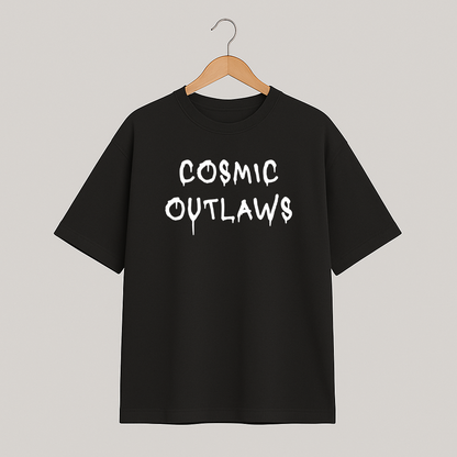 T-shirt oversize COSMIC OUTLAWS "Cosmic outlaws"