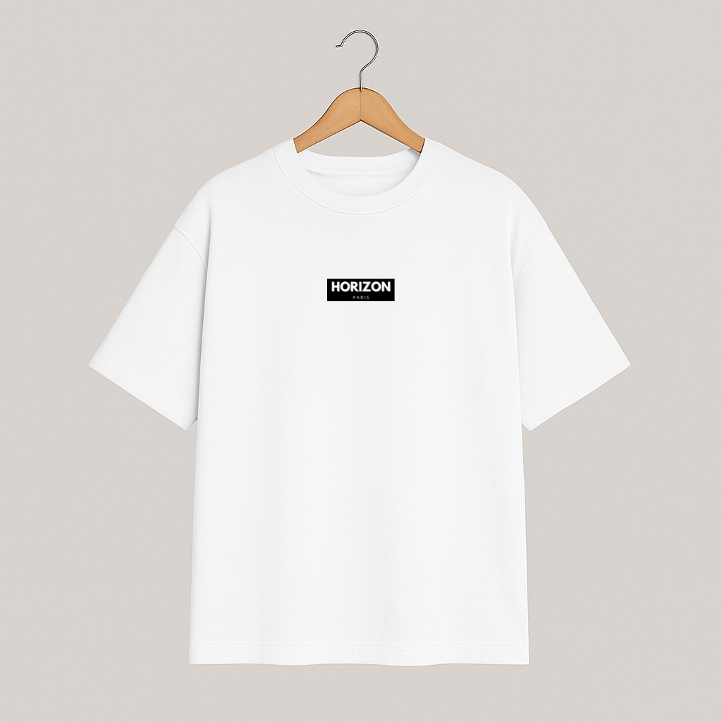 T-shirt oversize Horizon Paris brodé
