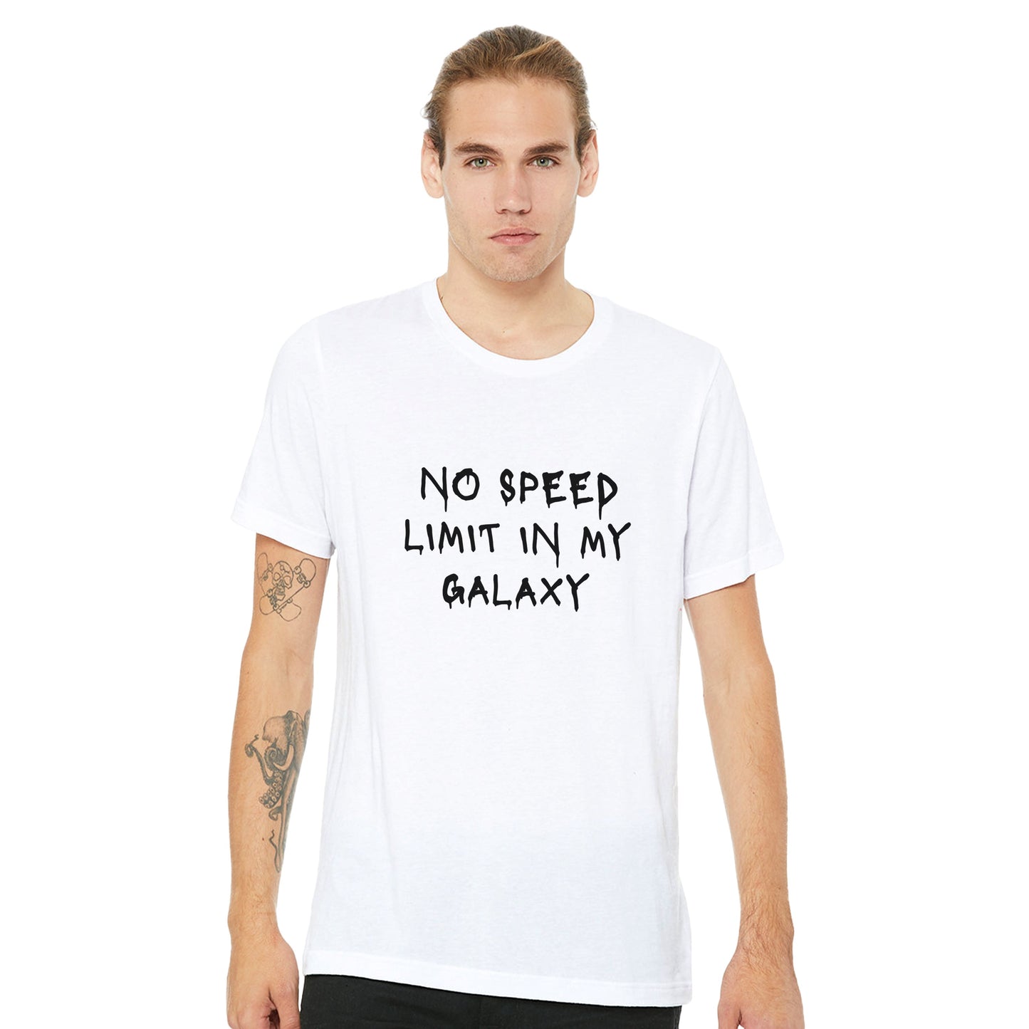 T-shirt COSMIC OUTLAWS "No speed limit in my galaxy"