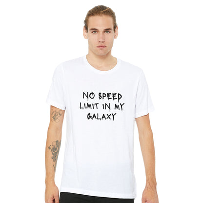 T-shirt COSMIC OUTLAWS "No speed limit in my galaxy"