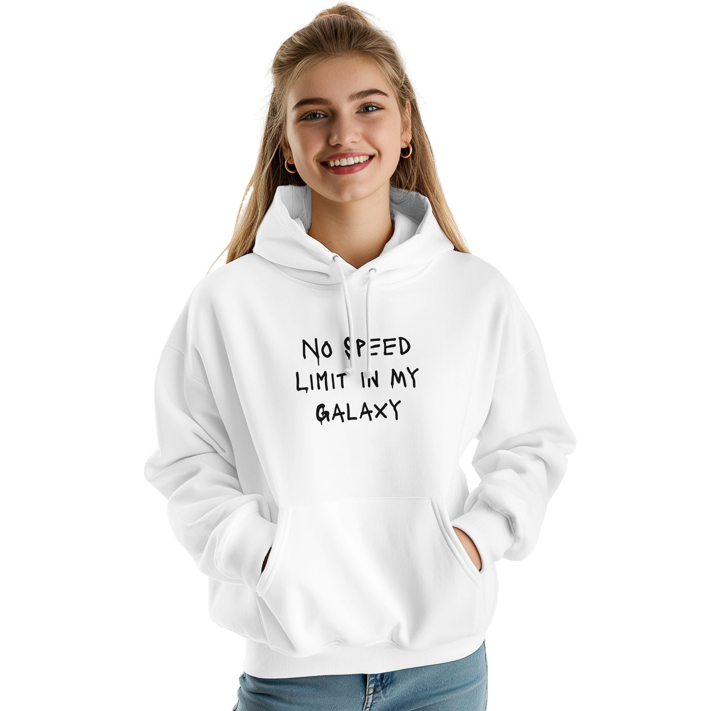 Hoodie COSMIC OUTLAWS "No speed limit in my galaxy"